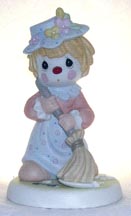 Enesco Precious Moments Figurine - Lord, Help Me Clean Up My Act