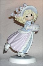 Enesco Precious Moments Figurine - May Your Holidays Sparkle With Joy