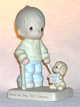 Enesco Precious Moments Figurine - Blessed Are They That Overcome
