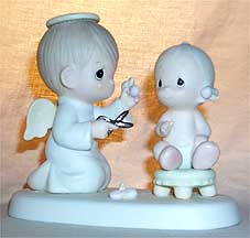 Enesco Precious Moments Figurine - Baby's First Haircut