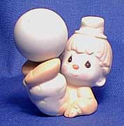 Enesco Precious Moments Figurine - Clown - Boy Balancing Ball