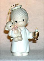 Precious Moments Ornament - Lighting The Way To A Happy Holiday