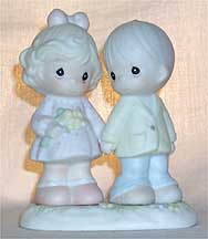 Enesco Precious Moments Figurine - You're Forever In My Heart (1997)