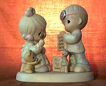 Enesco Precious Moments Figurine - 20 Years And The Vision's Still The Same