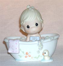 Enesco Precious Moments Figurine - He Cleansed My Soul