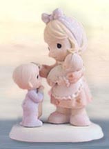 Enesco Precious Moments Figurine - You Have Such A Special Way Of Caring Each And Every Day (1998)