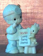 Enesco Precious Moments Ornament - 20 Years And the Vision's Still The Same