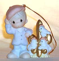 Enesco Precious Moments Ornament - Saying 'Oui' To Our Love