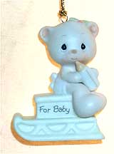 Enesco Precious Moments Ornament - May Your Christmas Be Warm - Baby