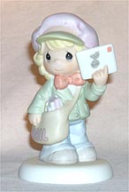 Enesco Precious Moments Figurine - Delivering Good News To You