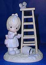Enesco Precious Moments Figurine - My Days Are Blue Without You