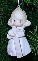 Enesco Precious Moments Ornament - I Believe In The Old Rugged Cross
