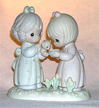 Enesco Precious Moments Figurine - I’m So Glad That God Blessed Me With A Friend Like You