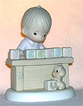 Enesco Precious Moments Figurine - I Can't Spell Success Without You