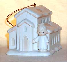 Enesco Precious Moments Ornament - There's A Christian Welcome Here