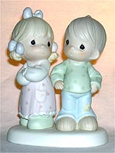 Enesco Precious Moments Figurine - Sometimes You're Next To Impossible