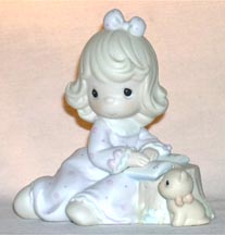 Enesco Precious Moments Figurine - You Fill The Pages Of My Life