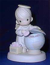 Enesco Precious Moments Figurine - What The World Needs Is Love