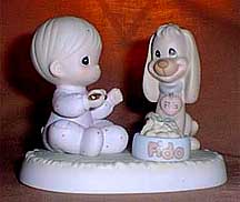 Enesco Precious Moments Figurine - Sharing Our Christmas Together
