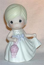 Enesco Precious Moments Figurine - Flower Girl