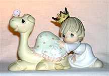 Enesco Precious Moments Figurine - The Royal Budge Is Good For The Soul