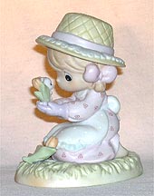 Enesco Precious Moments Figurine - Lord Let Our Friendship Bloom