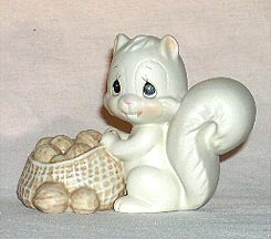 Enesco Precious Moments Figurine - I'm Nuts Over My Collection