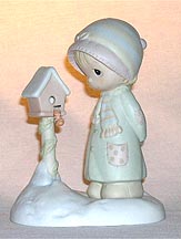 Enesco Precious Moments Figurine - Blessings From My House To Yours