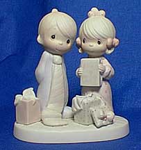 Enesco Precious Moments Figurine - Our First Christmas Together
