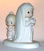 Enesco Precious Moments Figurine - God Bless The Bride