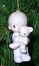Enesco Precious Moments Ornament - Baby's First Christmas (Boy)