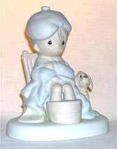 Enesco Precious Moments Figurine - God Is Watching Over You