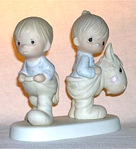 Enesco Precious Moments Figurine - How Can Two Walk Together Except They Agree
