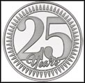 25th Anniversary Silver Medallion